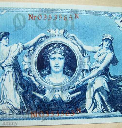 Δημοπρασία Πουλάω ένα τραπεζογραμμάτιο Reichsmark 100, Γερμανία 1908