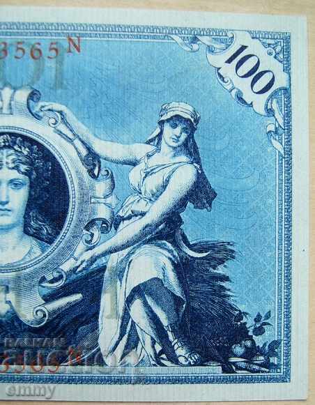 Παράδοση Πουλάω ένα τραπεζογραμμάτιο Reichsmark 100, Γερμανία 1908