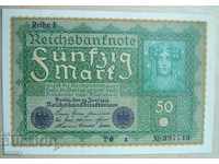 Reichsmark 50 bancnotă Germania 1919 de vânzare