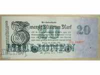 Πουλάω ένα τραπεζογραμμάτιο Reichsmark 20 εκατομμυρίων μάρκων Γερμανία 1923
