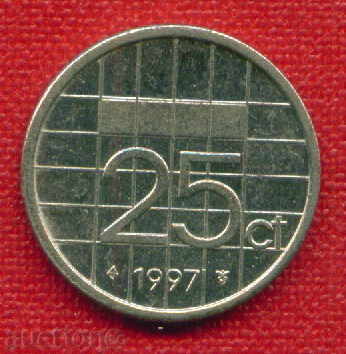 Холандия 1997 - 25 цента  / CENT Netherlands / C 1247