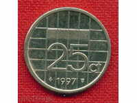 Netherlands 1997 - 25 cents / CENT Netherlands / C 1247