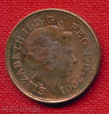 Великобритания 2001 -  1 пени PENNY Great Britain  / C 1481
