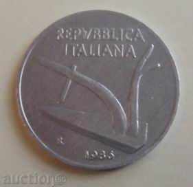 Italia- 10 liras -1986g.