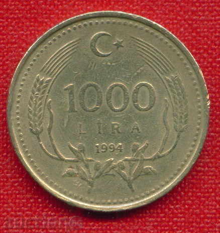 Auction  Turkey 1994 - 1,000 pounds / LIRA Turkey / C 1351