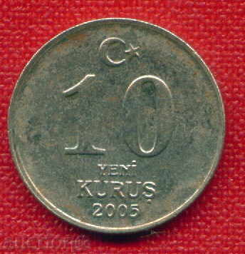 Turkey 2005 - 10 Currus / KURUS Turkey / C 1555 with price 0.30 BGN | € 0.15 Turkey 2005 - 10 Currus / KURUS Turkey / C 1555 with price 0.30 BGN | € 0.15