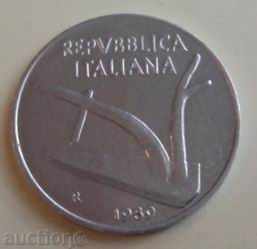Italia- 10 liras -1989.