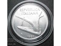 Italia- 10 liras -1989.