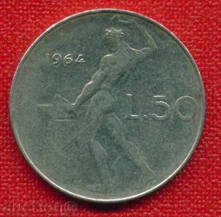 Италия 1964 - 50 лирети R / LIRE Italy / C 1303