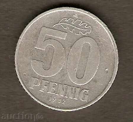 50 фенинга ГДР