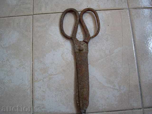 Very big old scissors