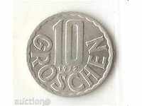 Австрия  10  гроша  1972 г.
