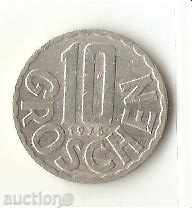 Австрия  10  гроша  1975 г.