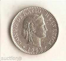 Switzerland 20 r. 1962 with price 0.80 BGN | € 0.41 Switzerland 20 r. 1962 with price 0.80 BGN | € 0.41