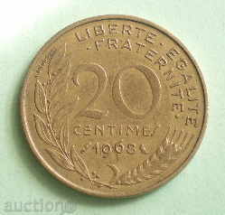 France-20 centimeters-1968