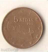 Greece 5 euro cents 2002 with price 0.30 BGN | € 0.15 Greece 5 euro cents 2002 with price 0.30 BGN | € 0.15