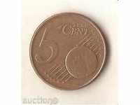 Greece 5 euro cents 2002
