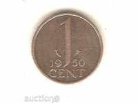+Холандия  1  цент  1950 г.