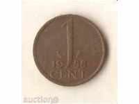 Холандия  1  цент  1958 г.