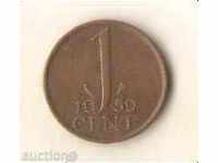 Холандия  1  цент  1959 г.