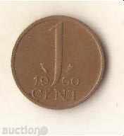 Холандия  1  цент  1960 г.