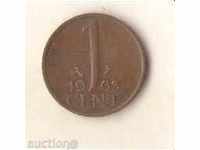 Холандия  1  цент  1963 г.