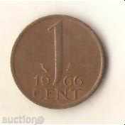 Netherlands 1 cent 1966
