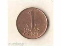 Холандия  1  цент  1967 г.