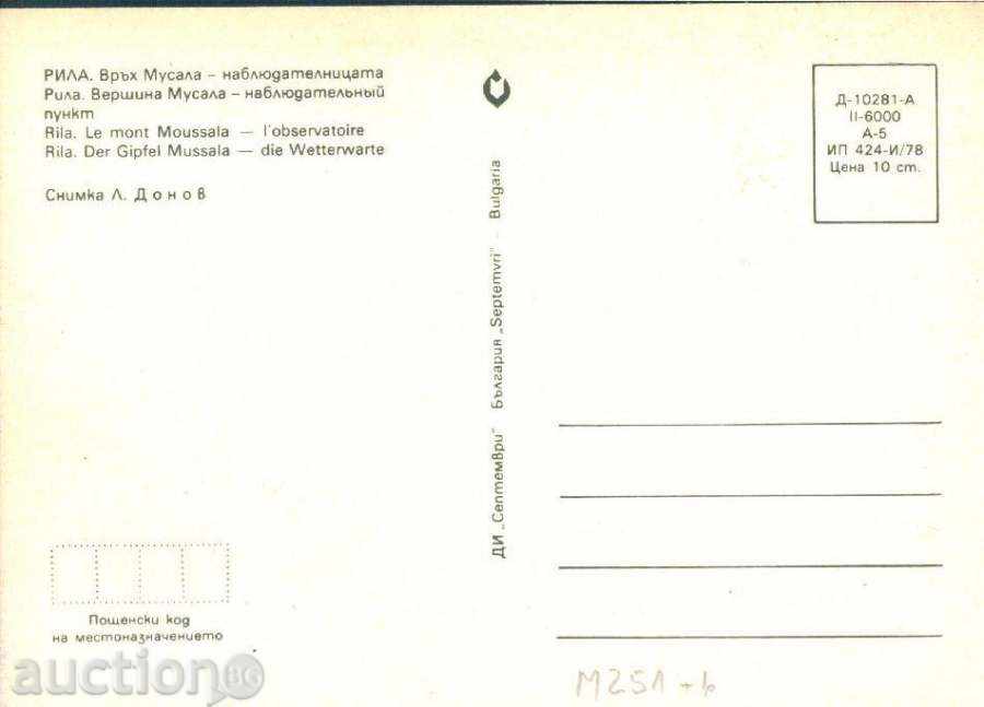 Auction RILA Mountains September D-10281A Meteorological Station / M251 Auction RILA Mountains September D-10281A Meteorological Station / M251