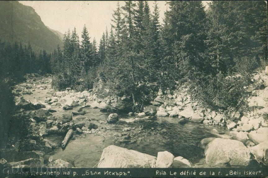 Rila mountain PASKOV № 31/1930 - river BELI ISKAR / M314