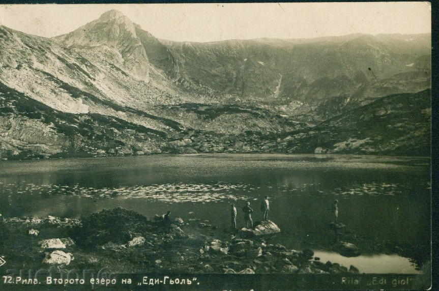 Rila mountain PASKOV №72 / 1929 - lake ЕДИ ГЬОЛ / M325