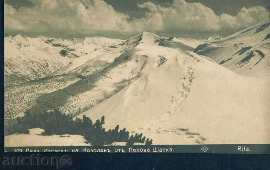 РИЛА планина ПАСКОВ №109/1930 г ИОЗОЛАН от ПОПОВА ШАПКА/M353