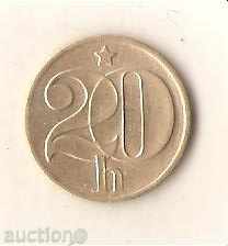 Чехословакия  20  халера  1976 г.