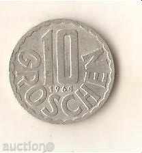 Австрия  10  гроша  1964 г.