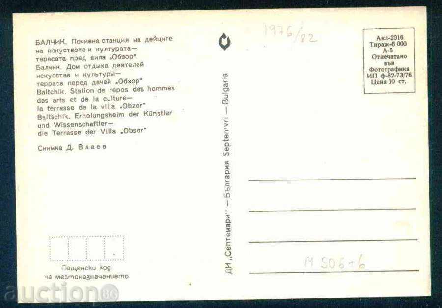 Auction BALCHIK - September Accl - 2016 // 82 / 1976г. DOBRICH / M506 Auction BALCHIK - September Accl - 2016 // 82 / 1976г. DOBRICH / M506