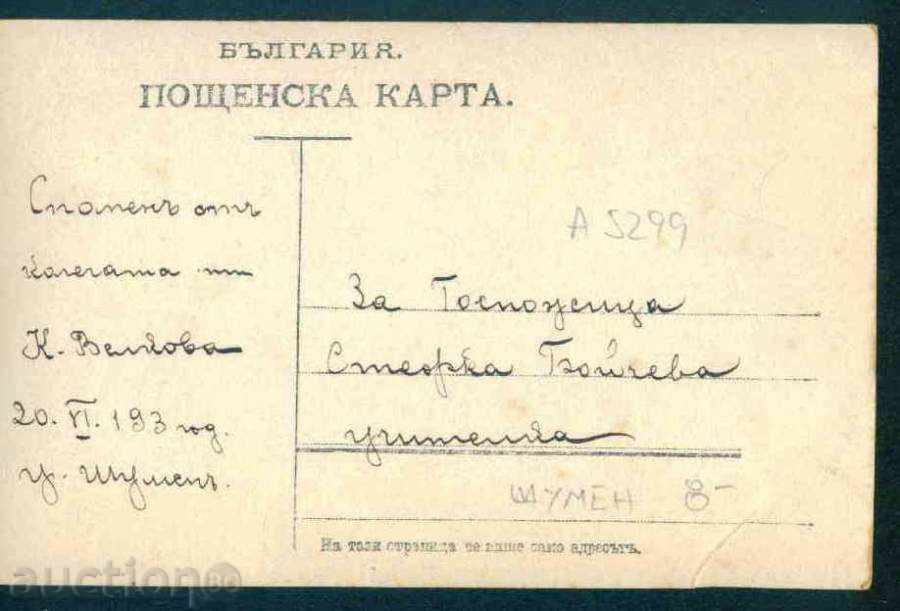 Auction SHUMEN - K. VELKOVA - student with her students 1933 / M5299 Auction SHUMEN - K. VELKOVA - student with her students 1933 / M5299