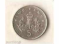 Great Britain 5 pence 2004