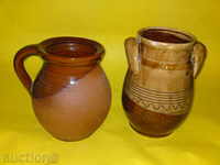 Clay pots - two pieces