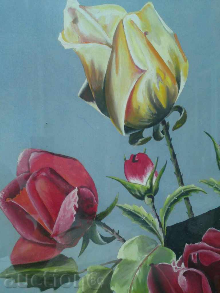 Εικόνα από χαρτόνι - Roses με τιμή € 3.58 | 7.00 BGN