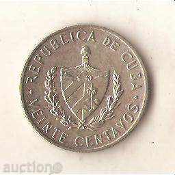 Cuba 20 centavos 1962