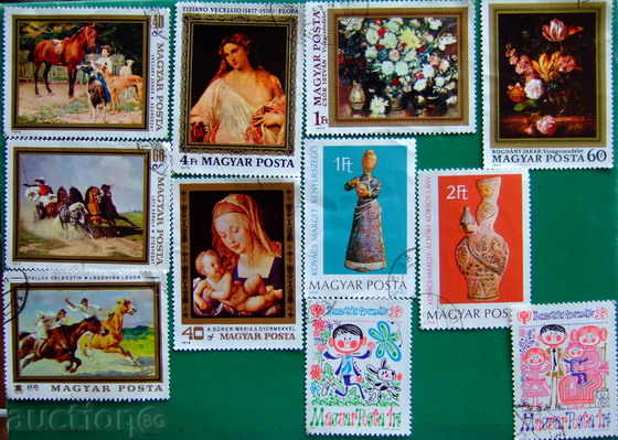 Δημοπρασία Παρτίδα από 54 διαφορετικές μάρκες της Ουγγαρίας Δημοπρασία Παρτίδα από 54 διαφορετικές μάρκες της Ουγγαρίας