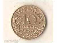 + Franța 10 centime 1962.
