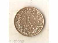 + Γαλλία 10 centimes 1967.
