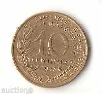 + Franța 10 centime 1973