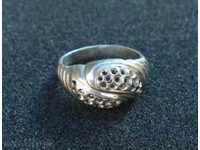 сребърен дамски пръстен