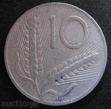 ITALY-10 pounds-1953
