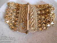 GORGEOUS ORIGINAL FILIGREE BRACELET, GOLD PLATED