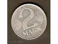 2 марки  ГДР