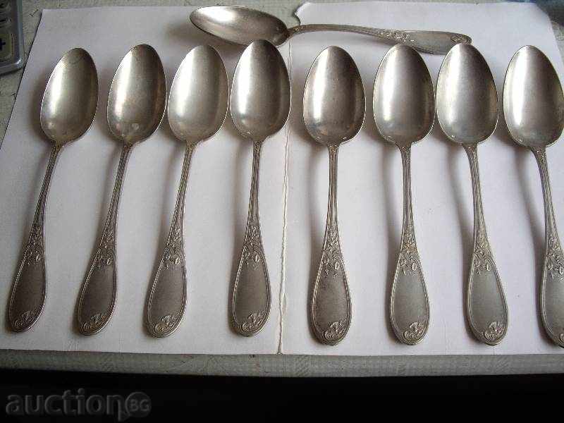 Old silver spoons