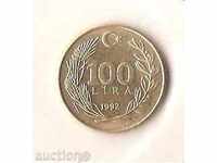 Τουρκία 100 λίρες το 1992.